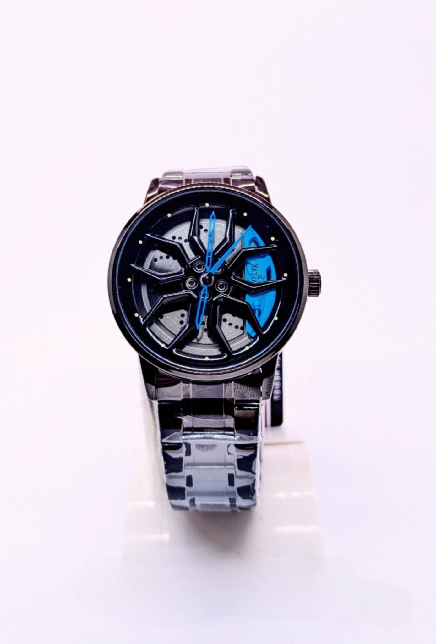 Automatic Skeleton Wheel - Rim Watch – Rotating Dial - Amdaan